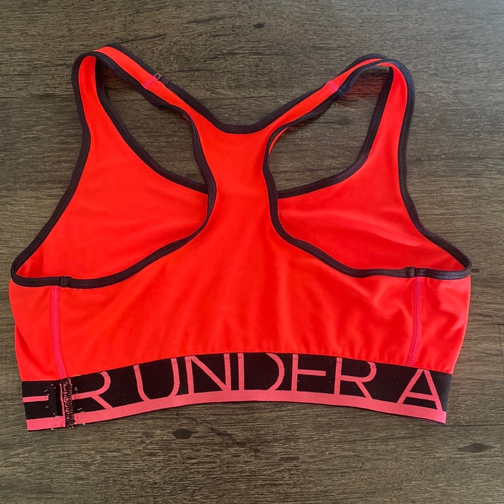 Neon sports bra